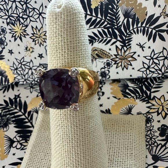 Vintage Alexandrite cocktail ring - Picture 4 of 11